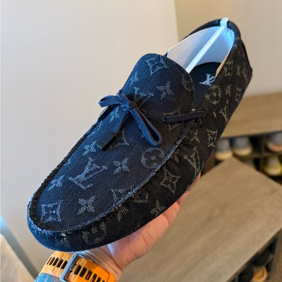 Louis Vuitton LV Drivers (Monogram Black Loafers) - Picture 8 of 10